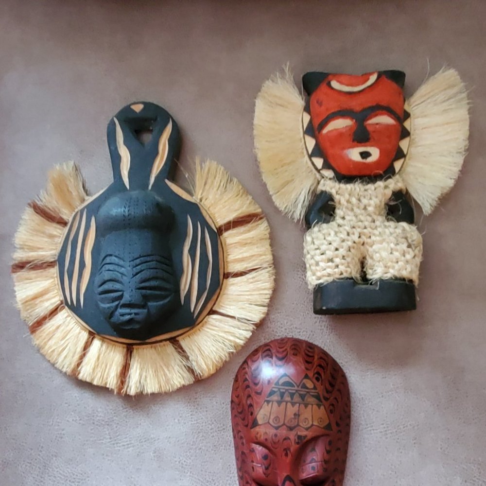 African wall art 4 piece set